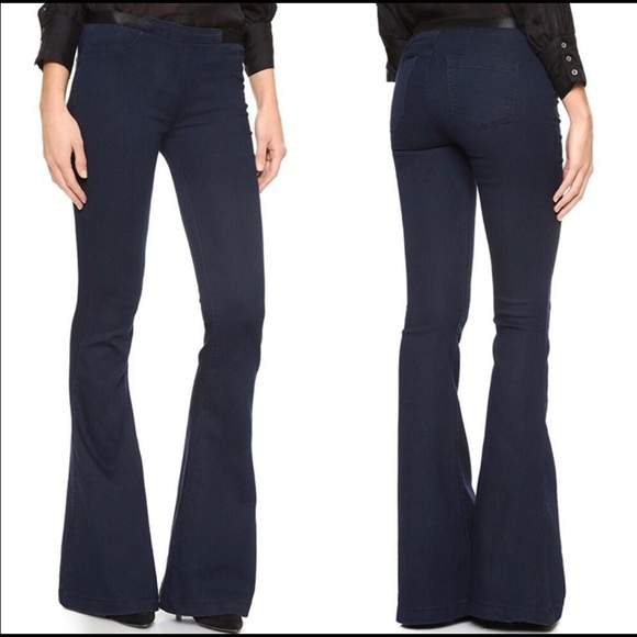 Denim - Blank NYC Stretch Pull On Flare Blue Jeans Sz 29